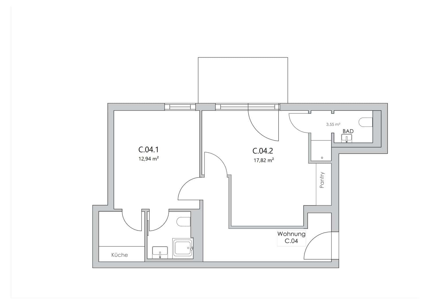 Studio in der Nazarethkirchstraße 51 (Aufgang C) - Photo 3