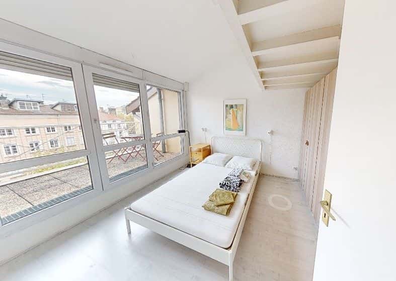 Chambre dans le 22 rue bouteille