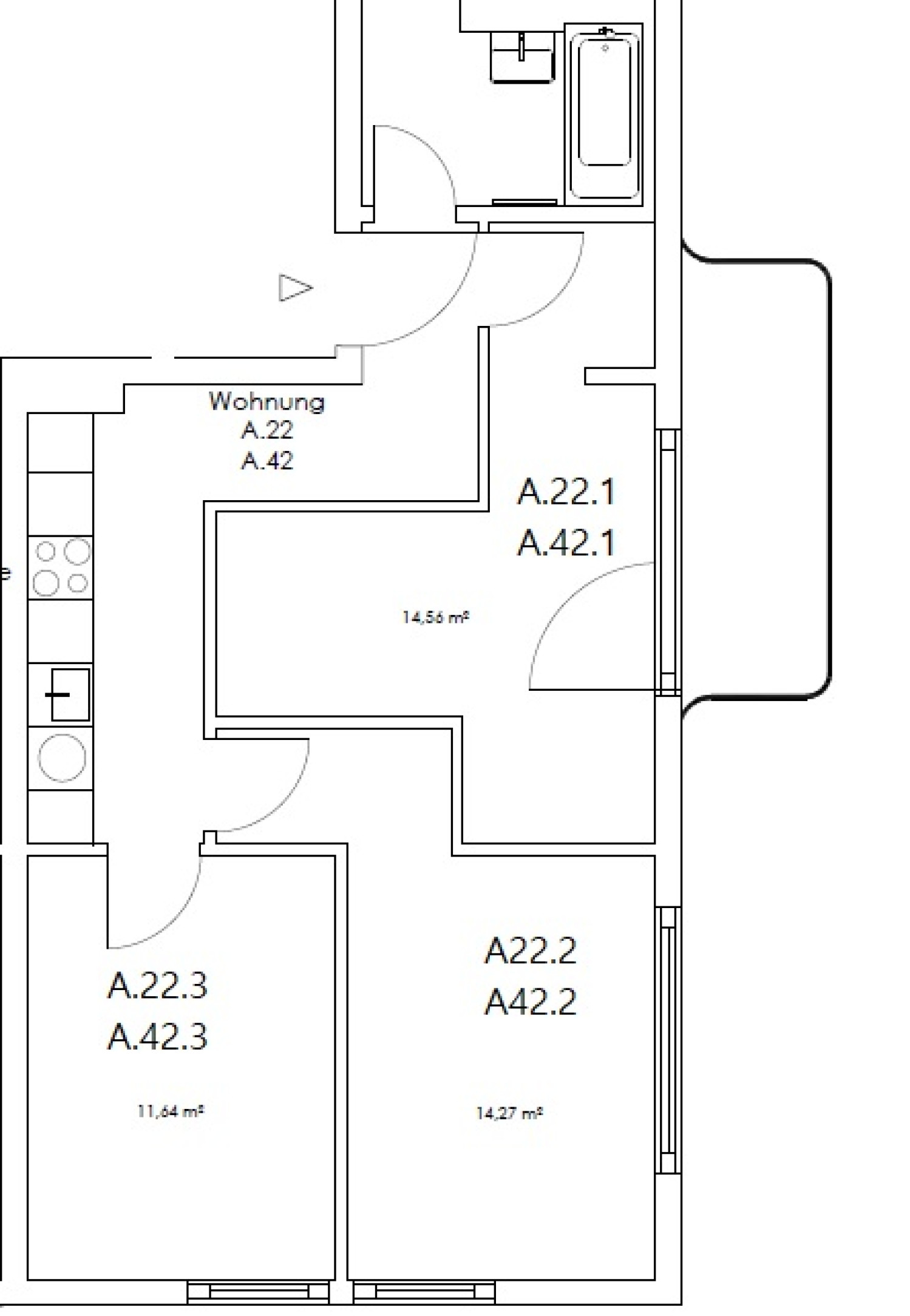 Zimmer in der Nazarethkirchstraße 51 (Aufgang A)
