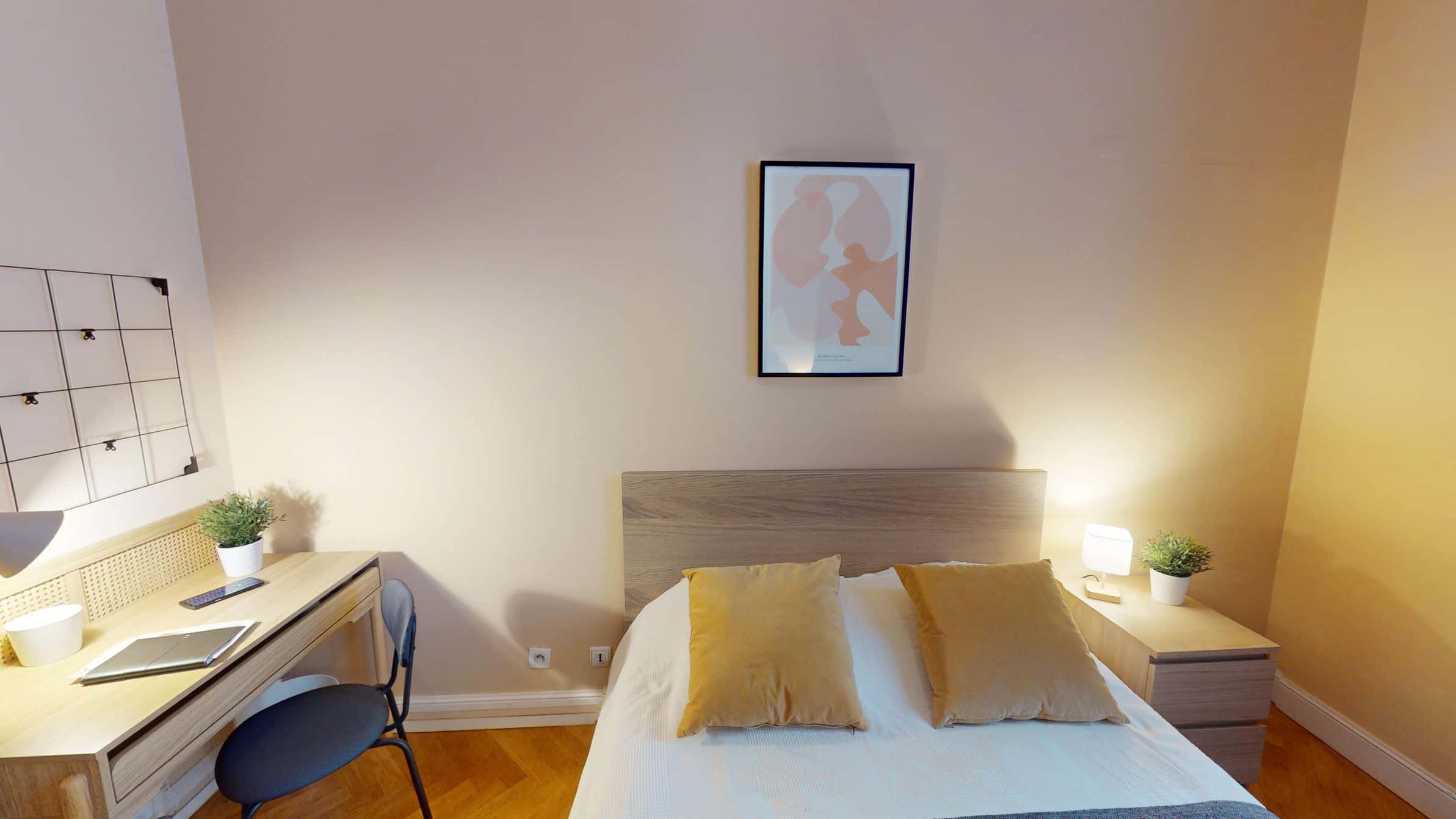 Chambre dans le 123 rue tête d'or