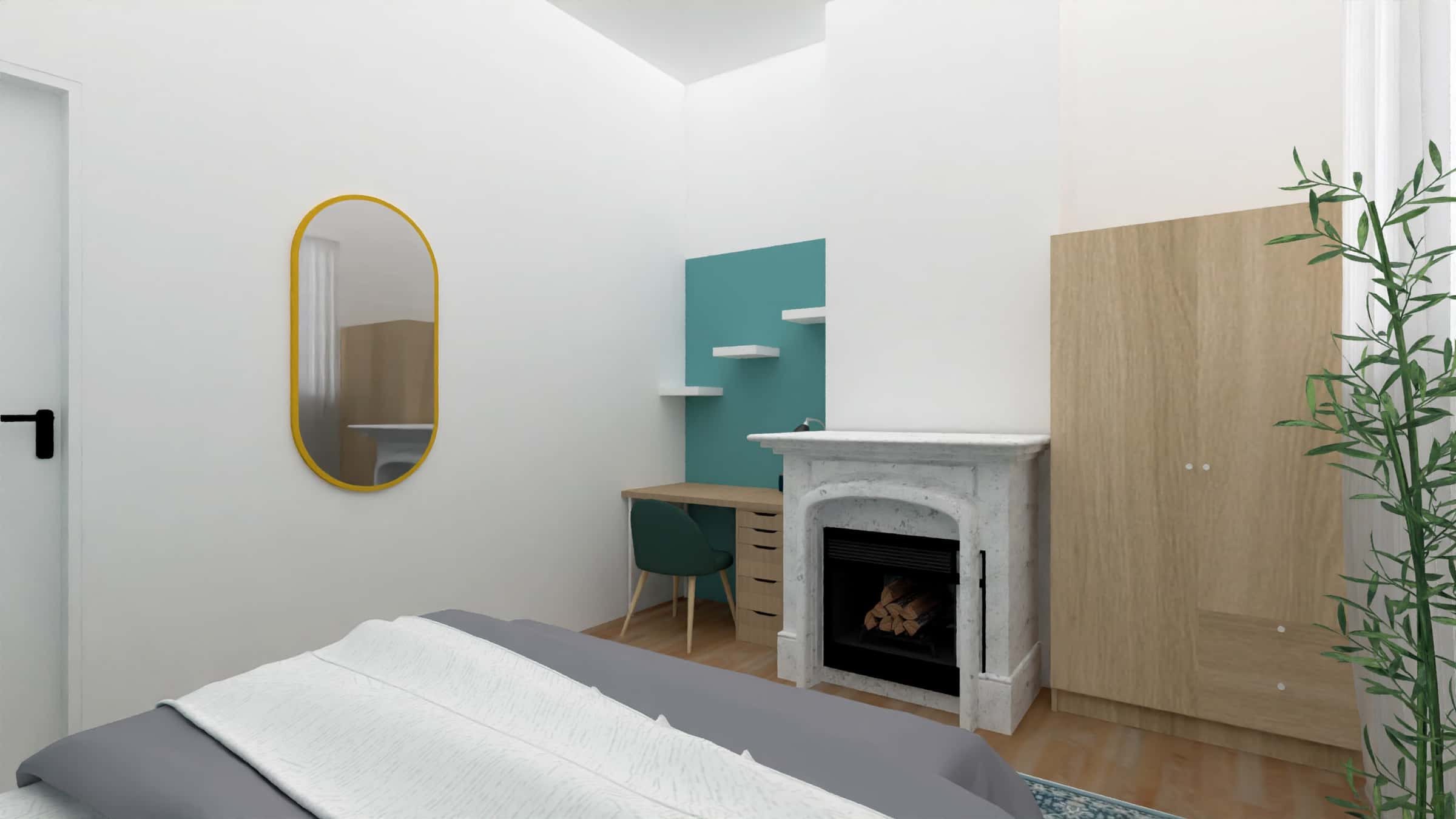 Move into this 13 m² bedroom