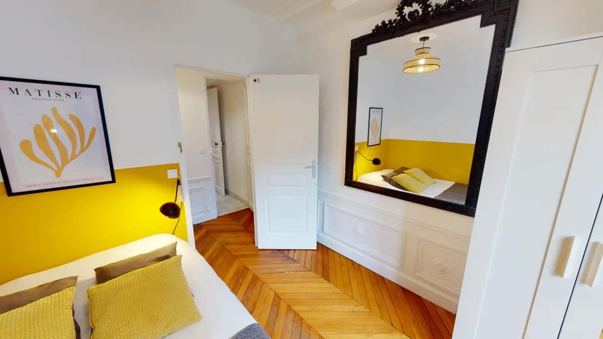 Zimmer in Rue de l'Aqueduc, Paris für 89 m² mit 4 Schlafzimmer