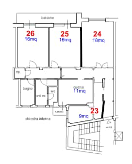 Single room Rome, 4 beds — photo 10