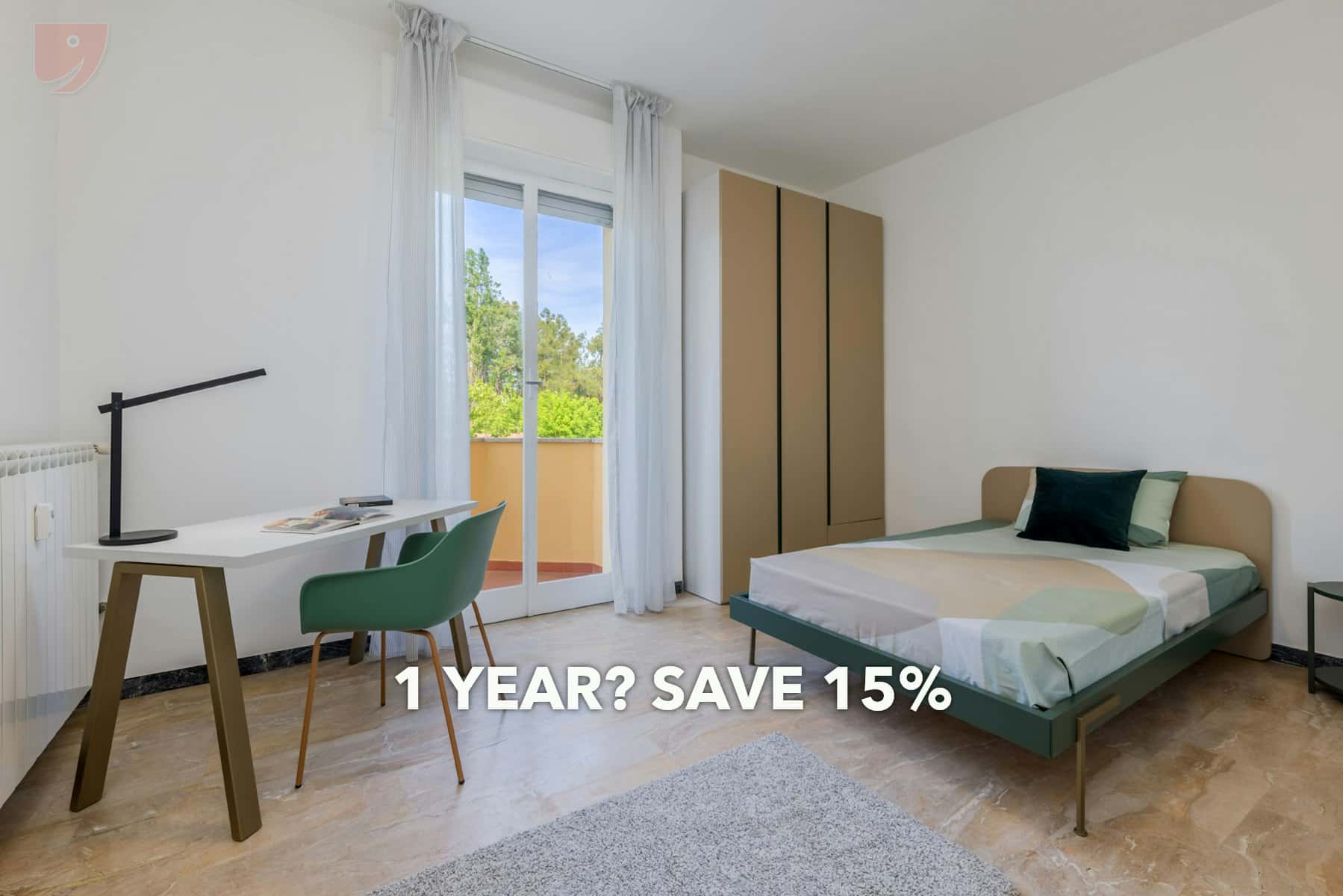 Stanza in Via Giuseppe Compagnoni, Ferrara di 172 m² con 9 camere