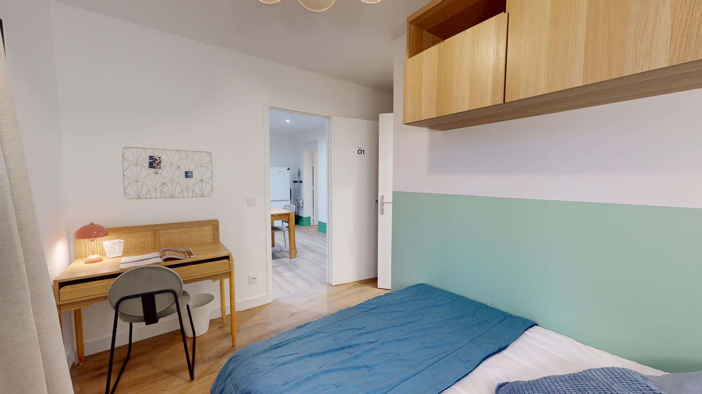Chambre dans le 23 Rue du Buisson Saint-Louis