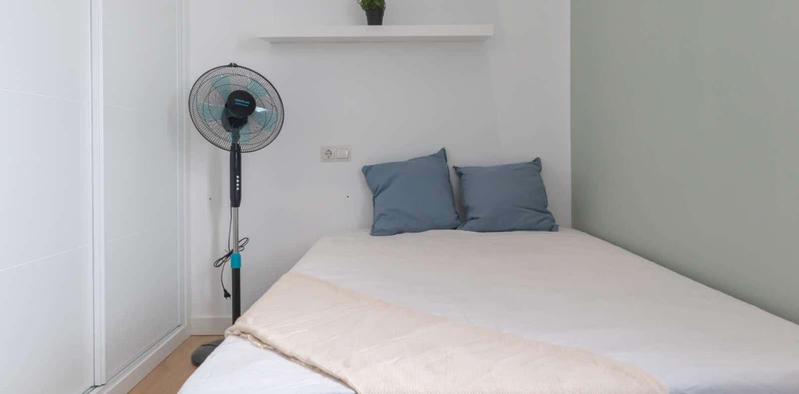 Double bed in Rooms for rent in 4-bedroom apartment in Arganzuela