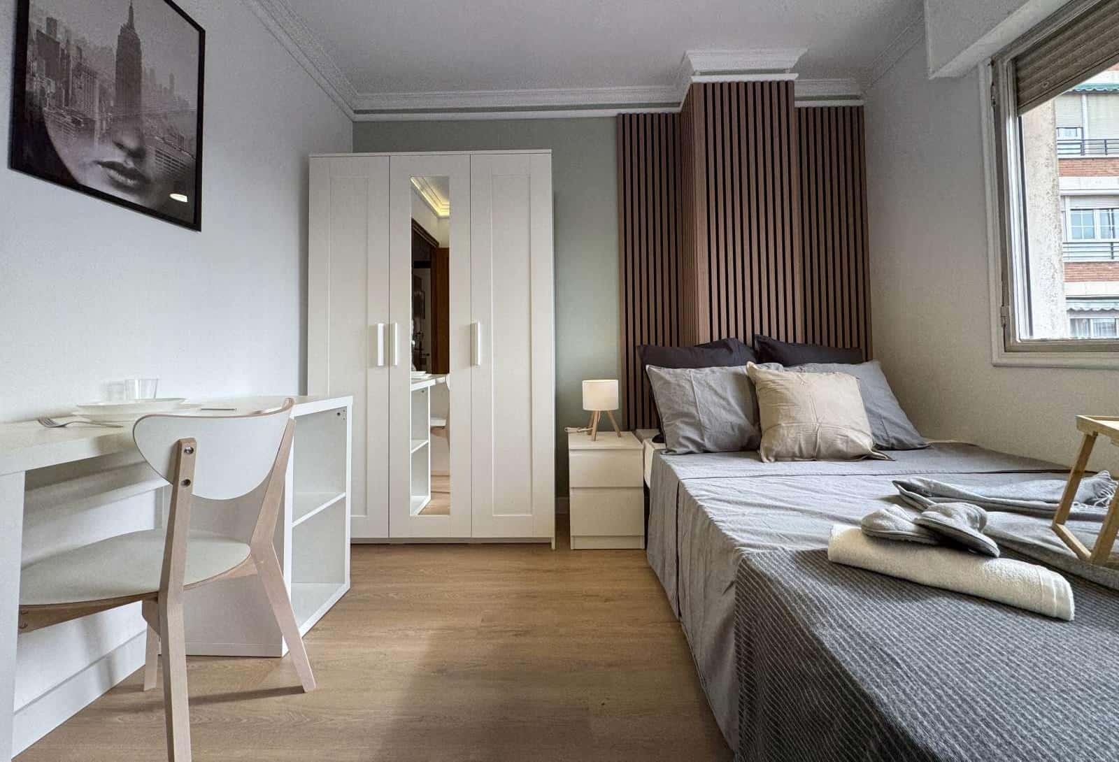Double bed in