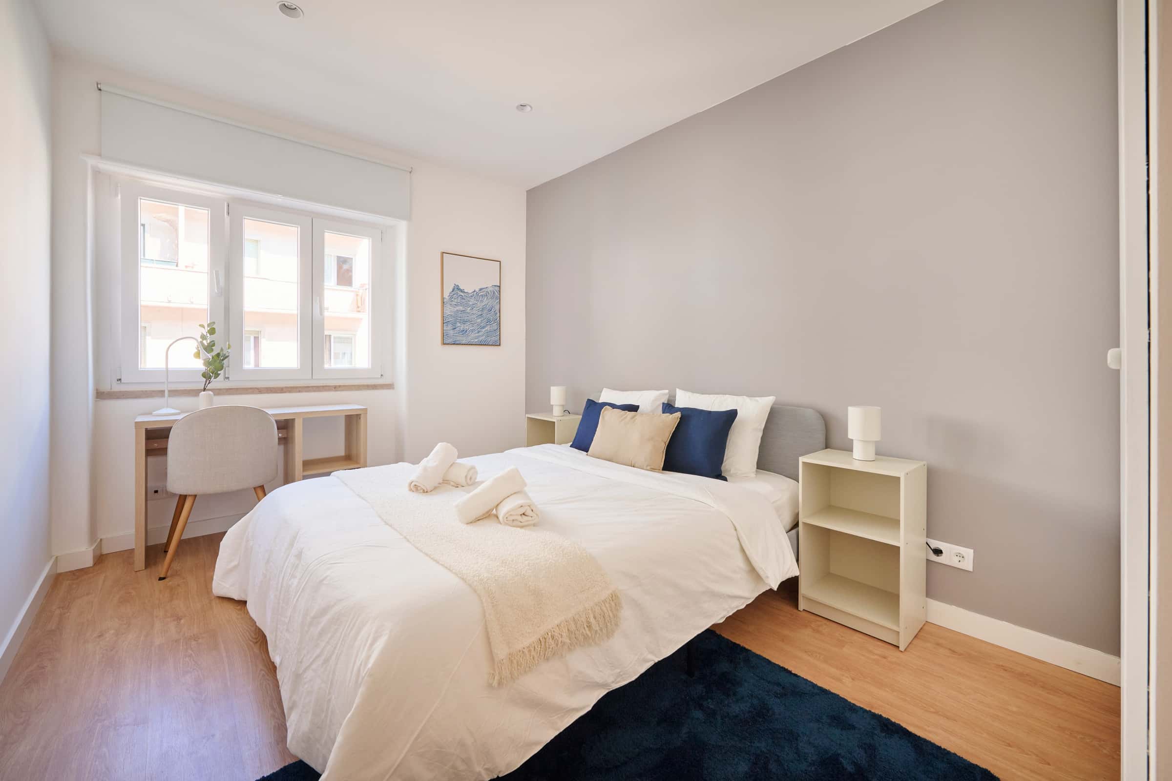 Bedroom in a 4-bedroom apartment in Lisbon - Room 4