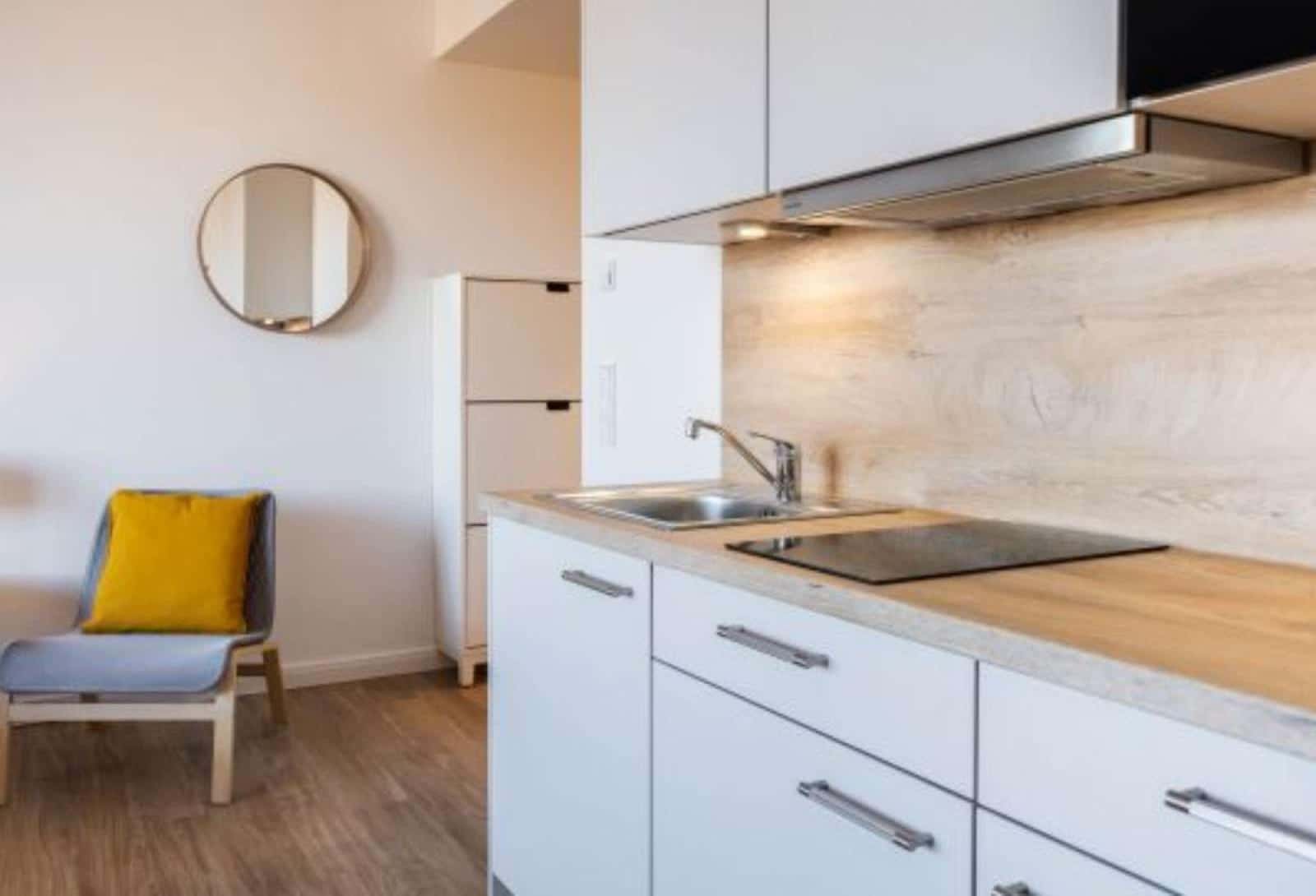 Studio for rent in Berlin, bills included.