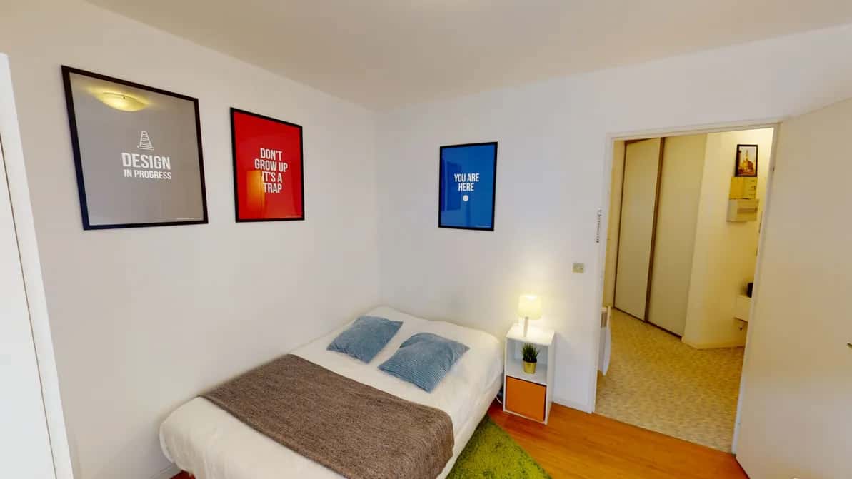 Zimmer in Rue du Faubourg Notre Dame, Lille für 62 m² mit 3 Schlafzimmer