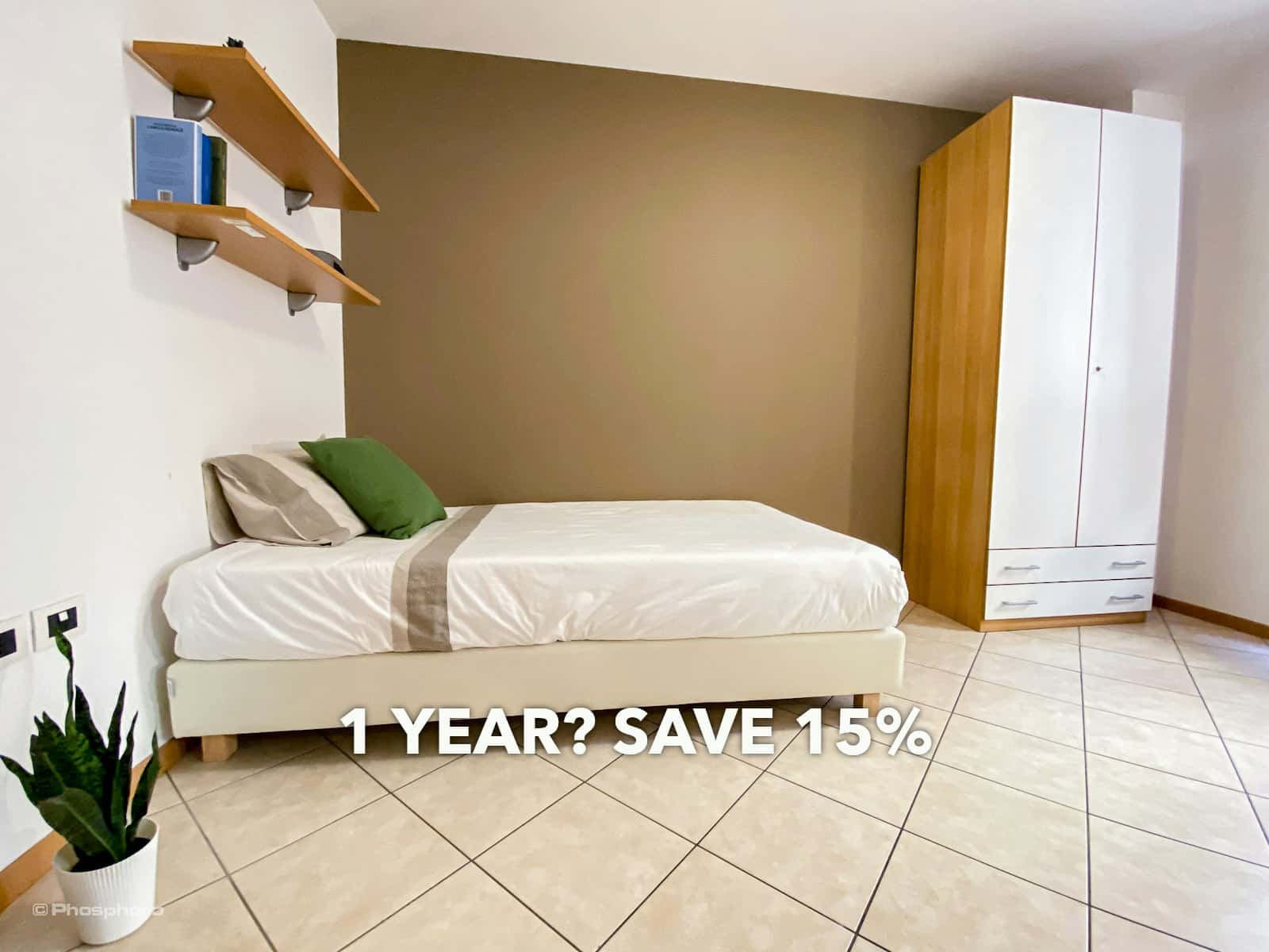 Zimmer in Via Tommaso Gar, Trento für 39 m² mit 2 Schlafzimmer