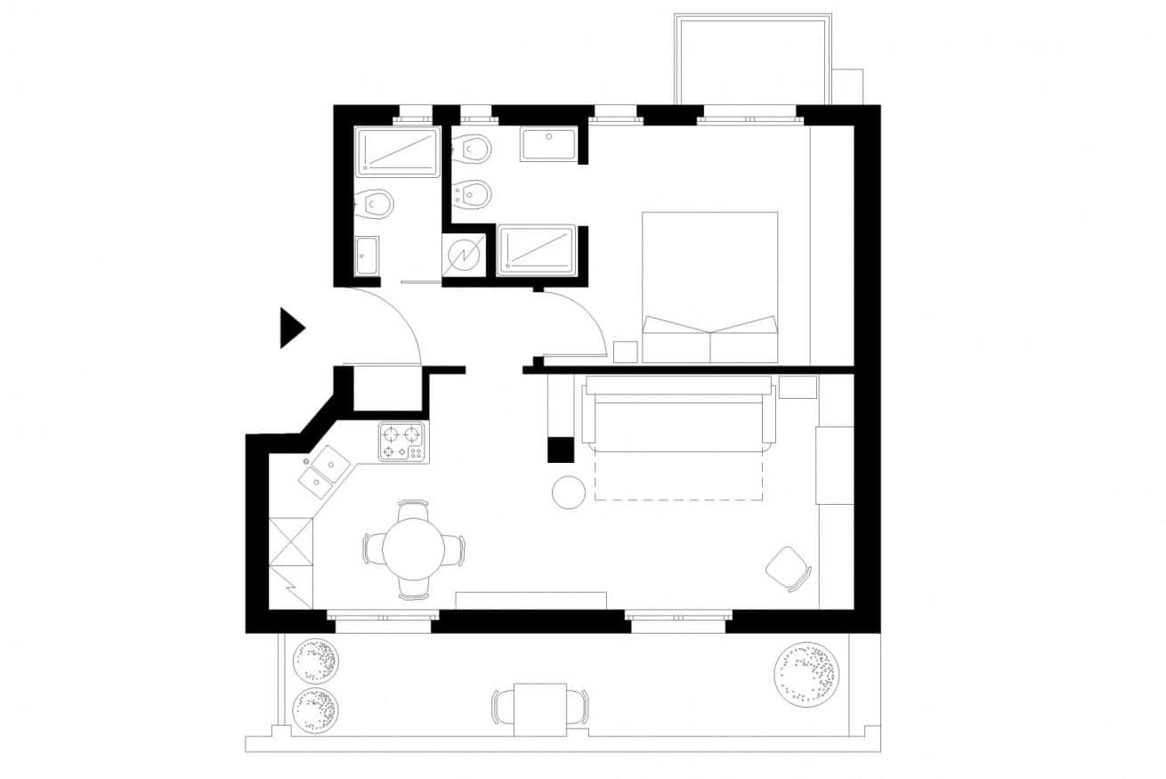 Apartment Milan, 1 bed — photo 34