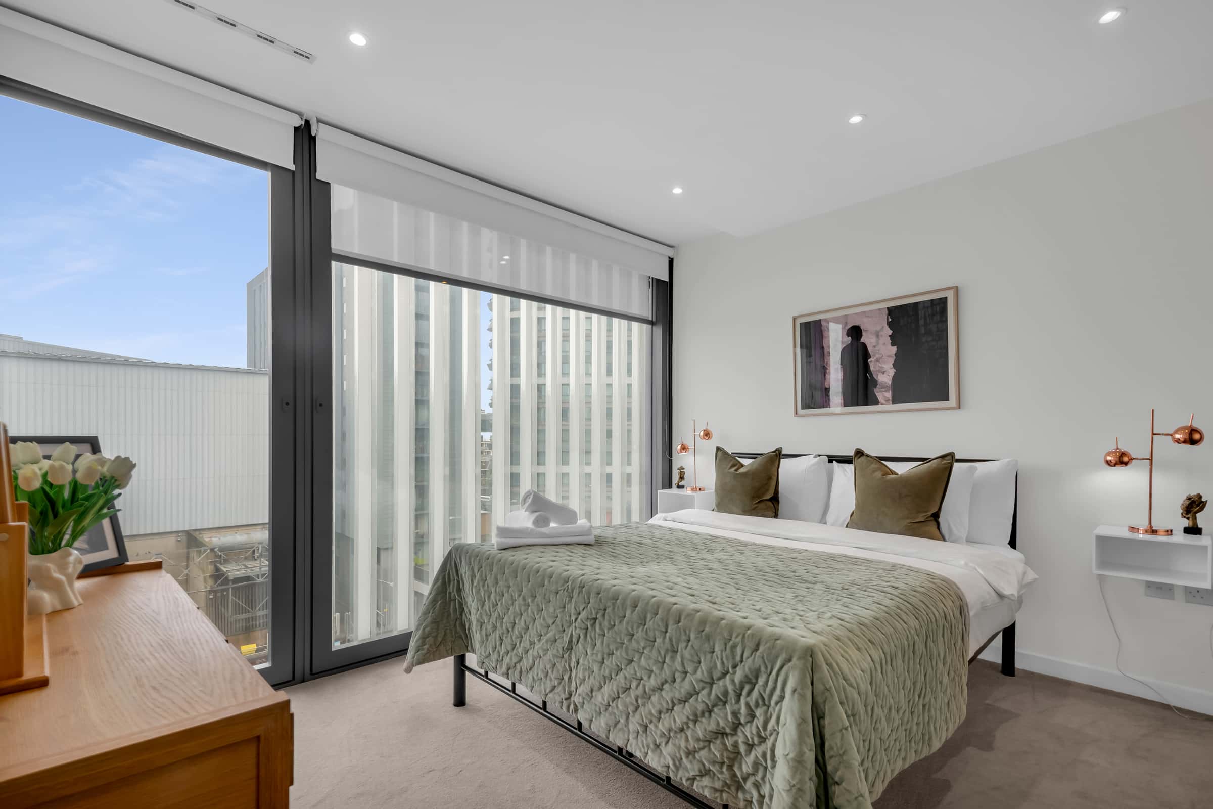 Apartamento en City Road, London para 56 m² con 1 dormitorio