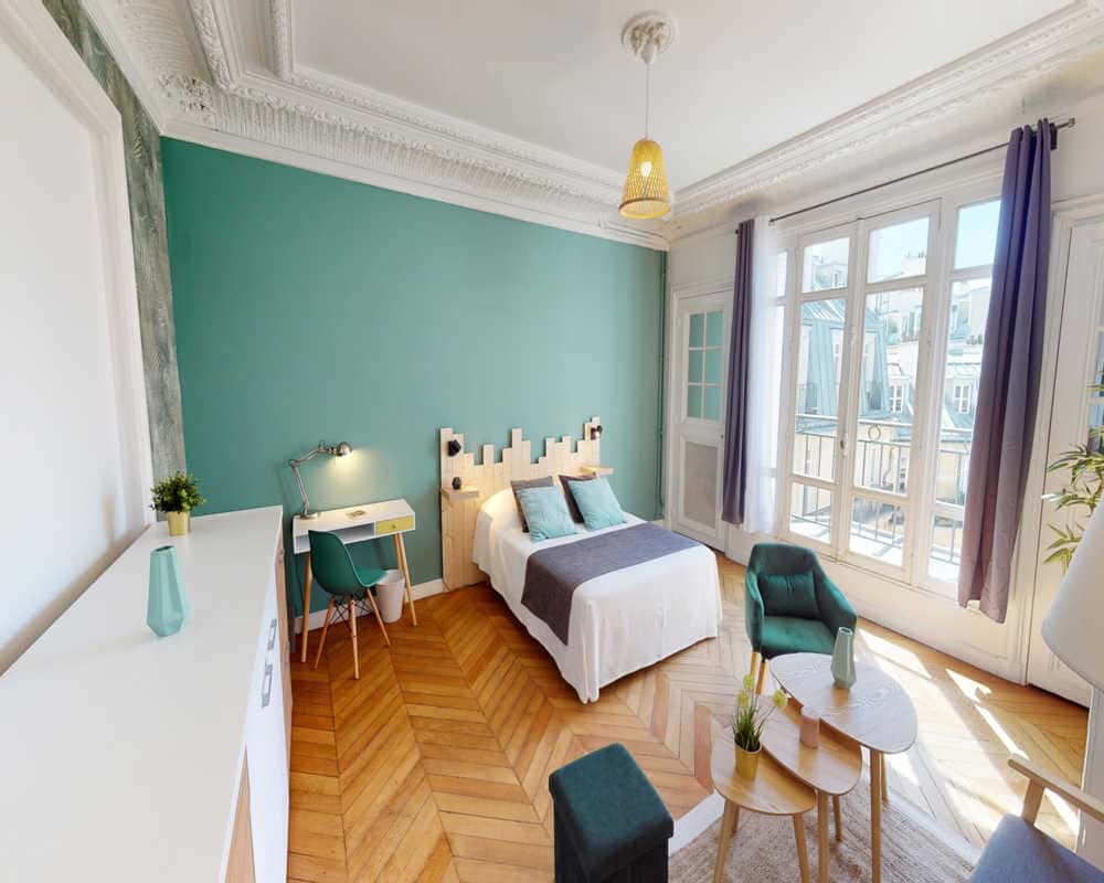 Chambre dans le boulevard Malesherbes