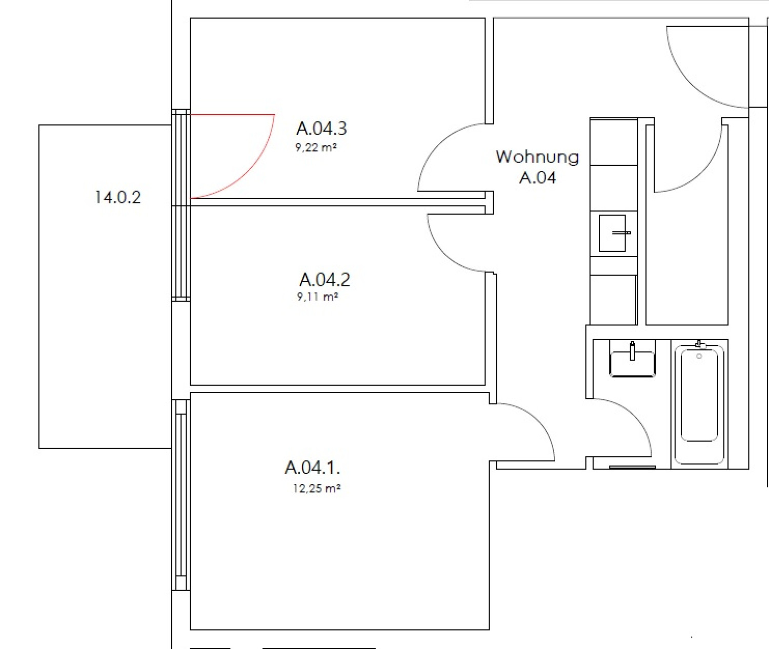Zimmer in der Nazarethkirchstraße 51 (Aufgang A)