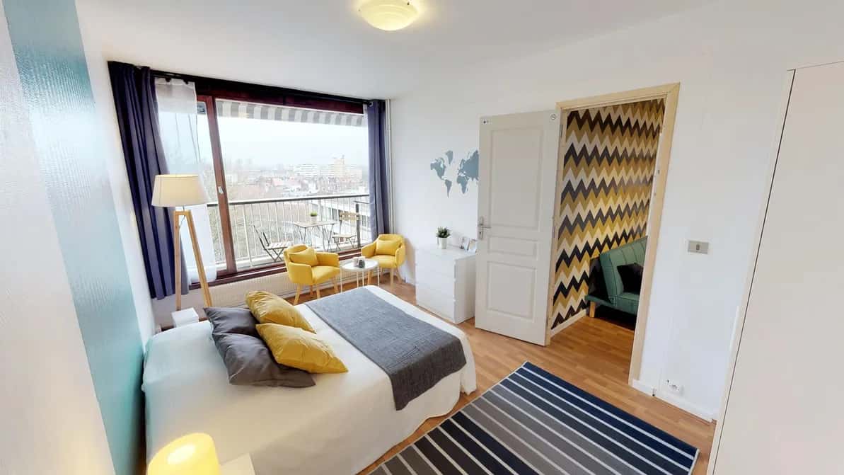 Zimmer in Rue du Bazinghien, Lille für 109 m² mit 5 Schlafzimmer
