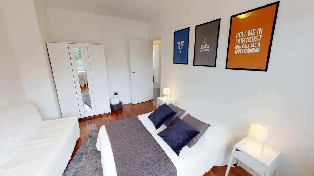 Zimmer in Rue de la Porte d'Ypres, Lille für 80 m² mit 4 Schlafzimmer