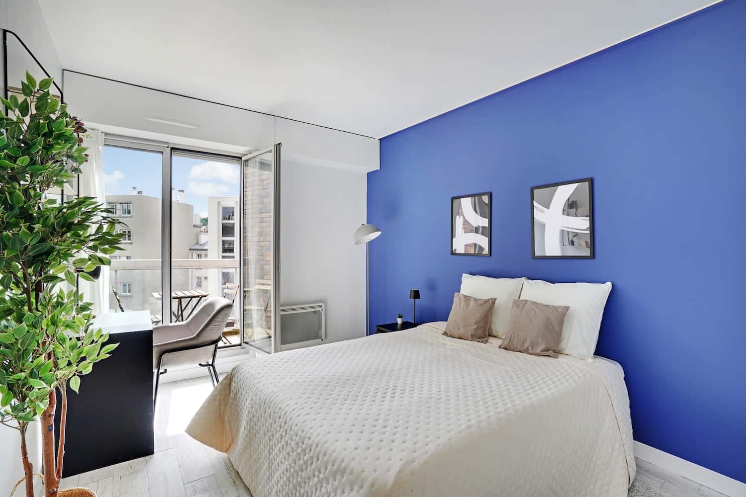 Move into this room with a balcony