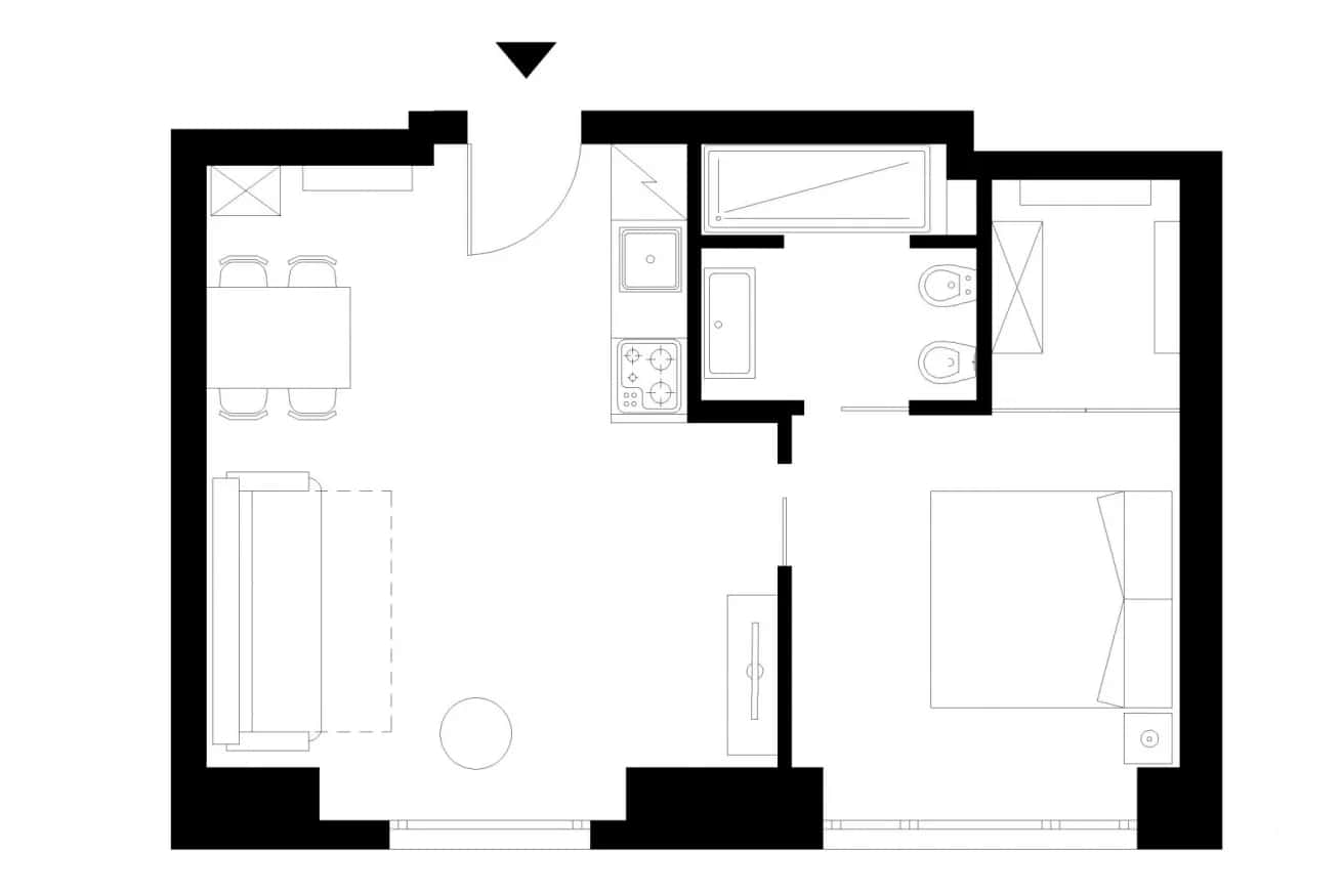 Apartment Milan, 1 bed — photo 16