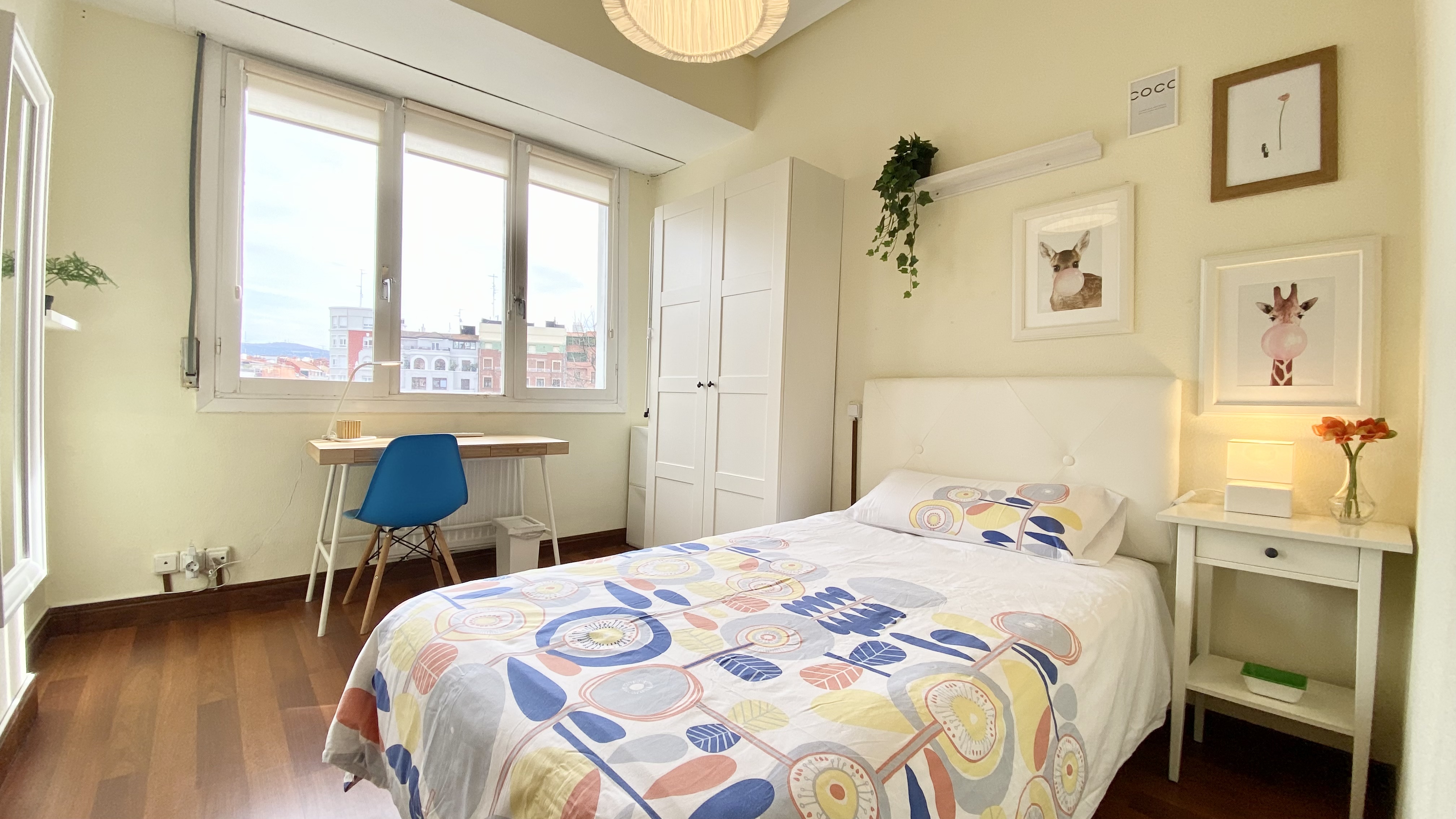 Habitación luminosa tranquila.Ferro 3