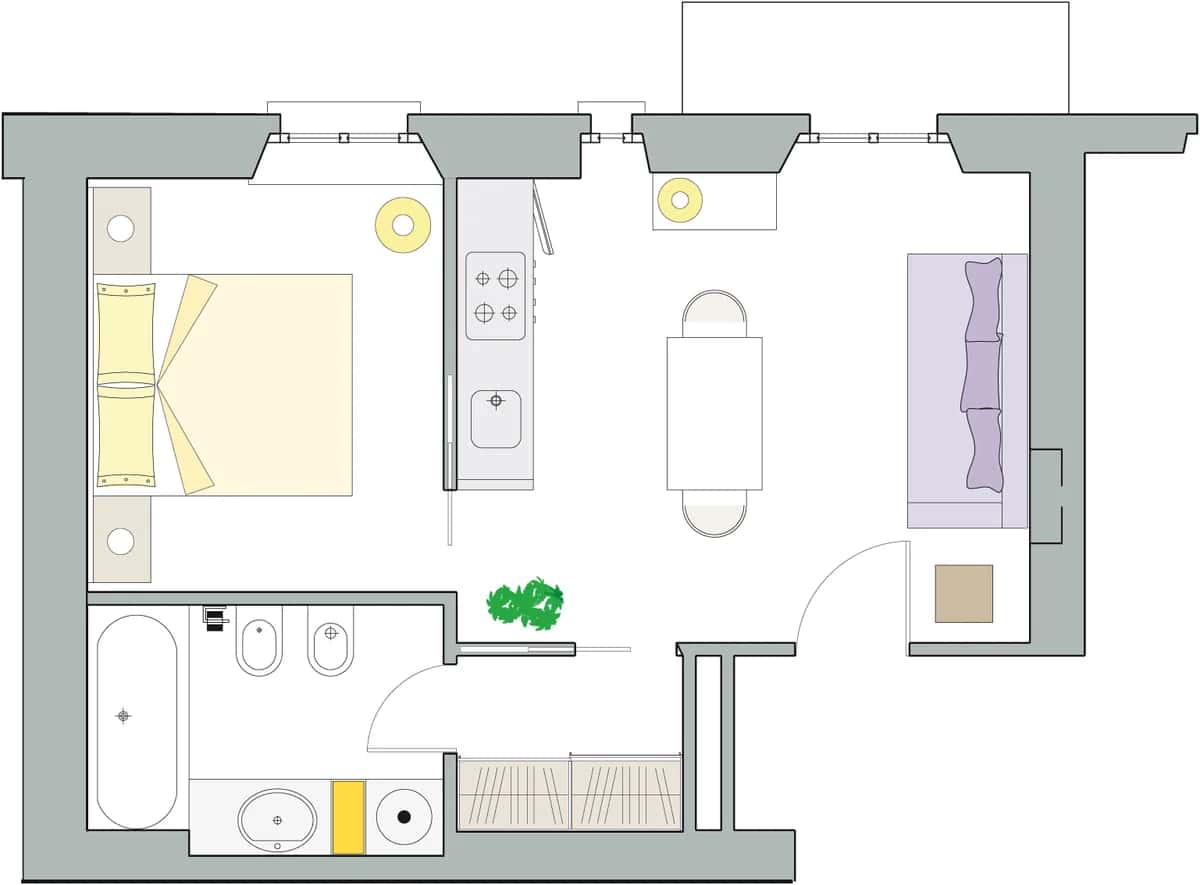 Apartment Milan, 1 bed — photo 8