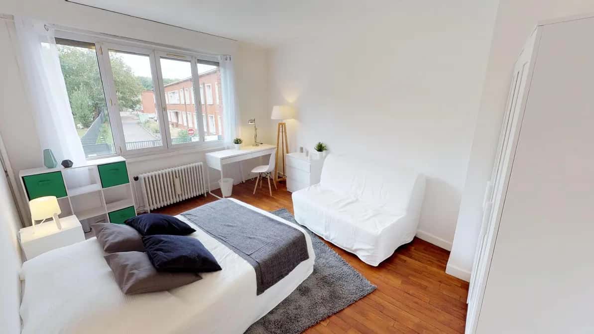 Zimmer in Rue de la Porte d'Ypres, Lille für 80 m² mit 4 Schlafzimmer