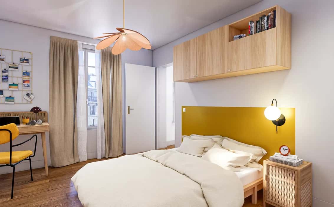 Chambre dans le 23 Rue du Buisson Saint-Louis