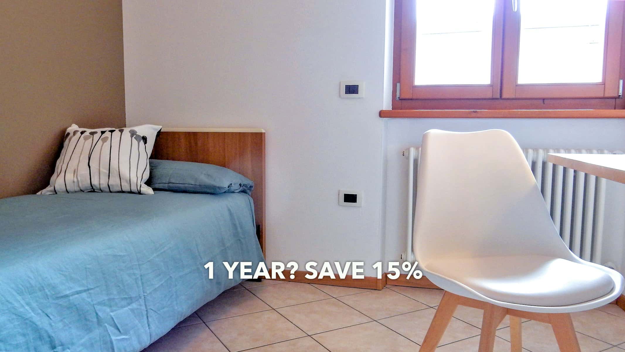 Chambre dans Via Tommaso Gar, Trento pour 43 m² avec 3 chambres