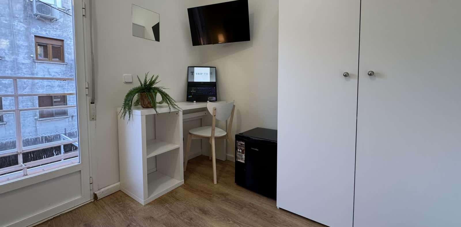 Double bed in Beautiful rooms for rent in shared apartment