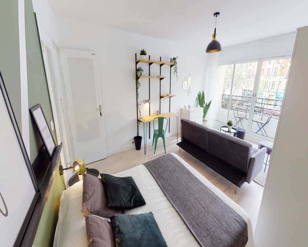 Chambre dans le rue de Bagnolet