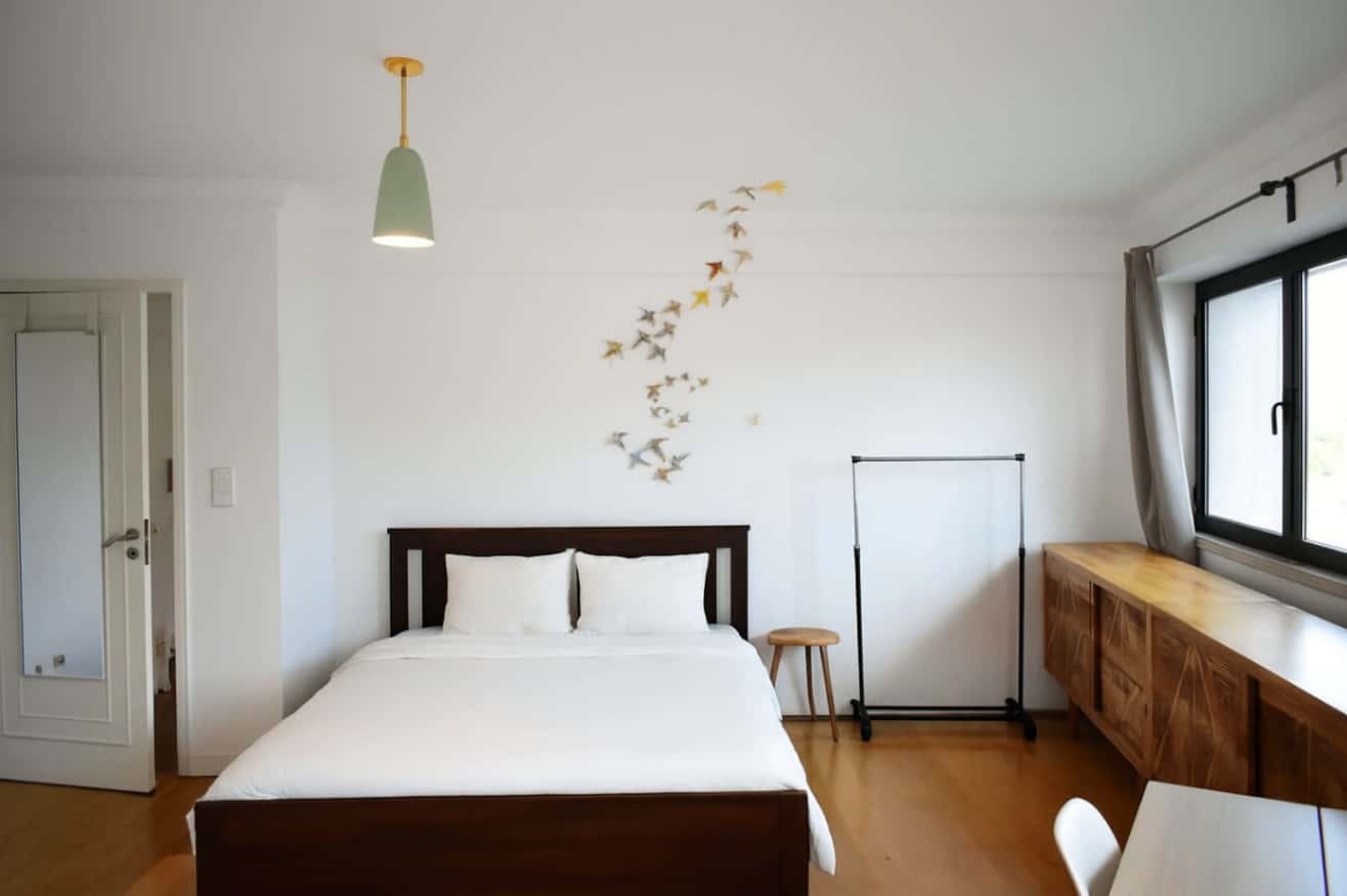 Quarto com cama de casal em apartamento com 7 quartos - FLAT LUPI - LUPI 1