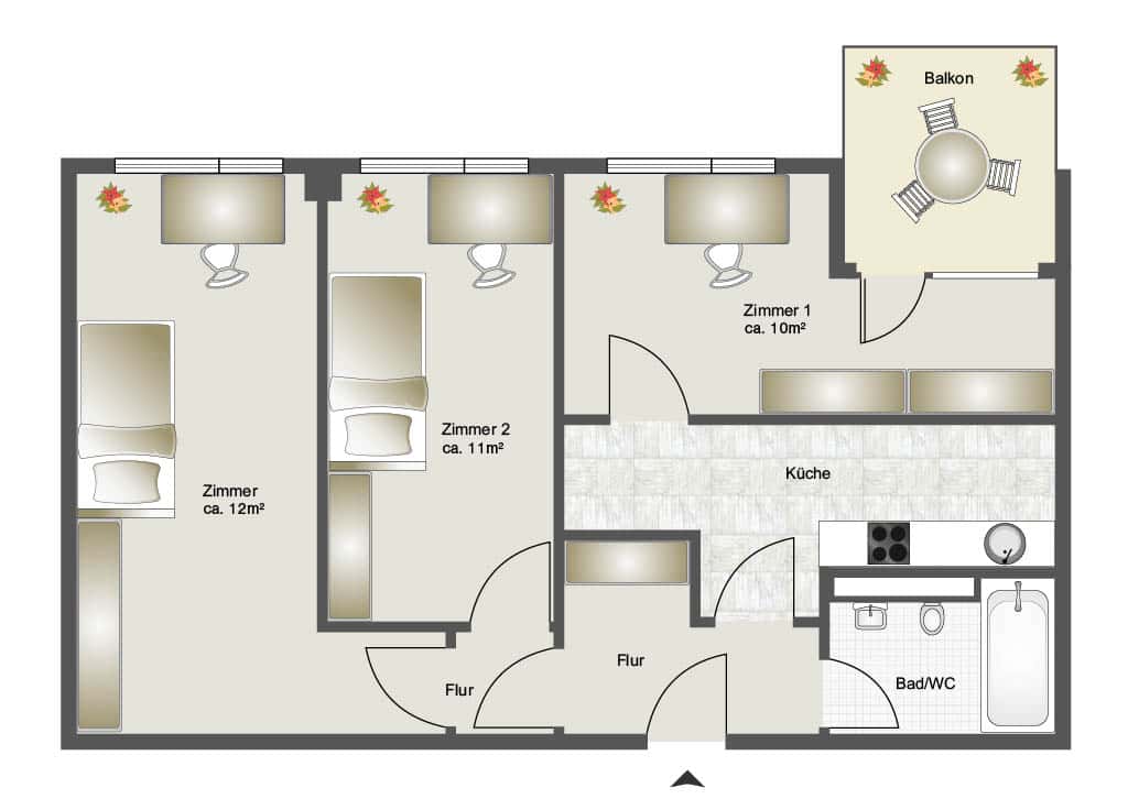 Adolf-Baeyer-Damm 30 - Room 2 - Photo 1