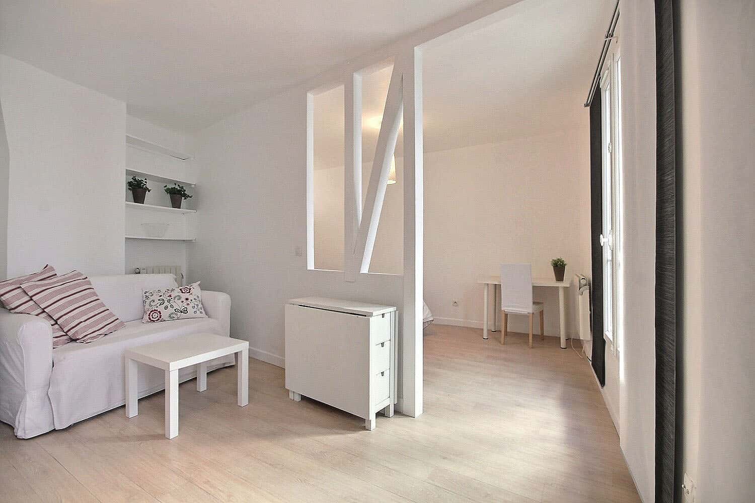 Location Appartement meublé Alcove studio - 27m² - Marx Dormoy - Paris