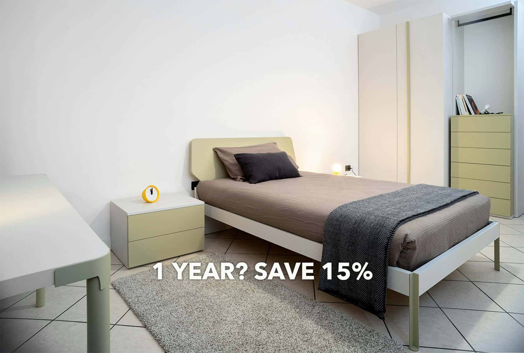 Zimmer in Via Palermo, Trento für 150 m² mit 8 Schlafzimmer