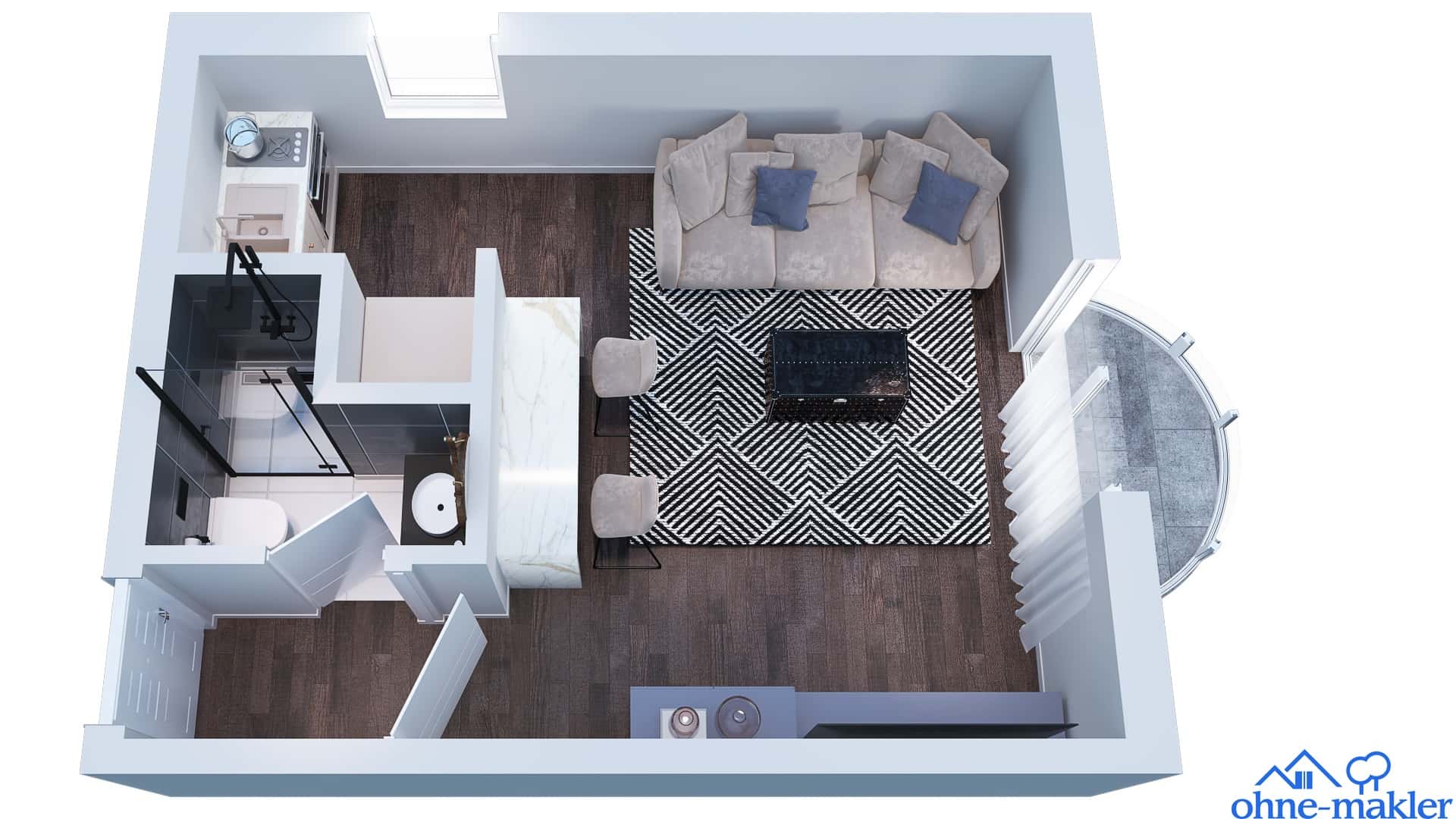 Apartamento em Splittenbrede, Bielefeld para 24 m²