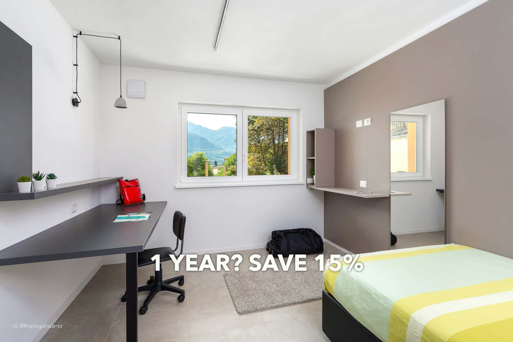 Stanza in Via Venezia, Trento di 52 m² con 2 camere