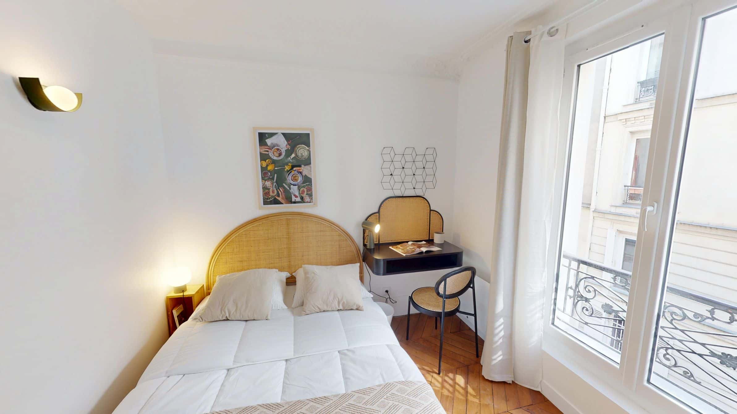 Chambre dans le 6 Cité Condorcet