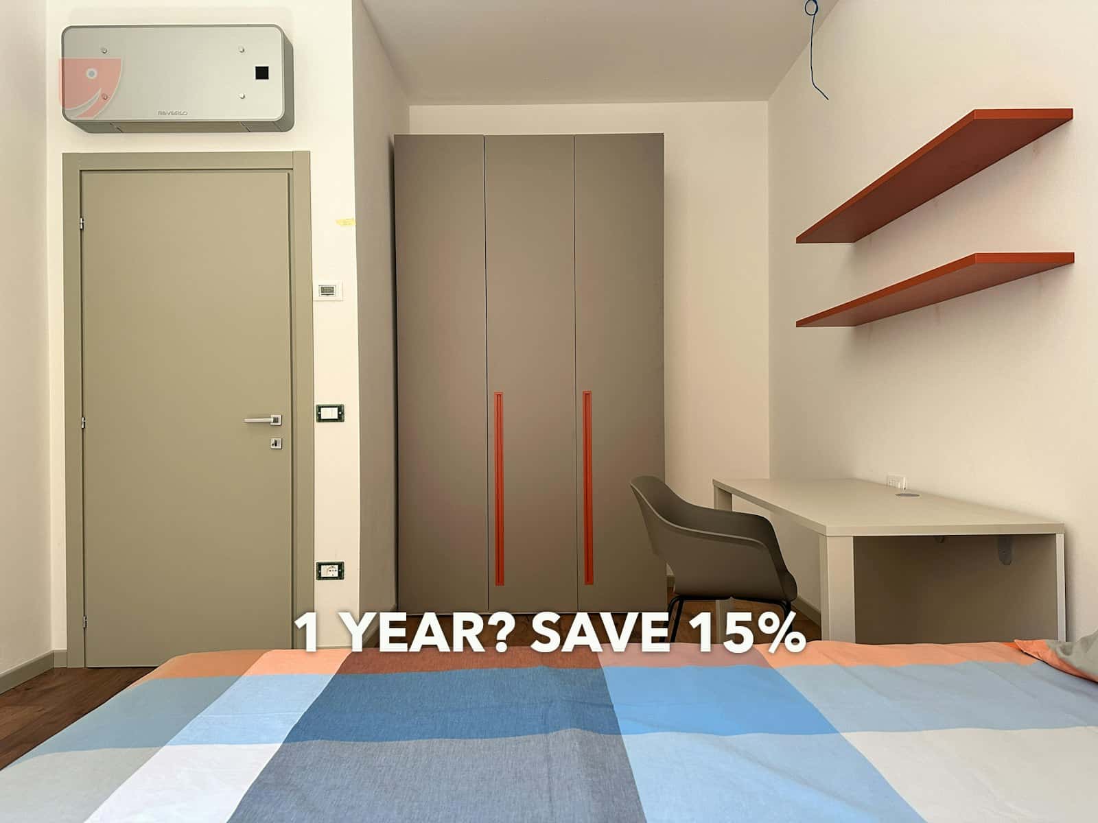 Room in Via Montebello, Ferrara for 65 m² with 2 bedrooms