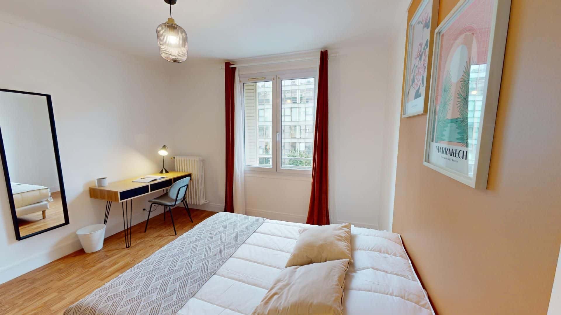 Chambre dans le 148 Rue de Saussure