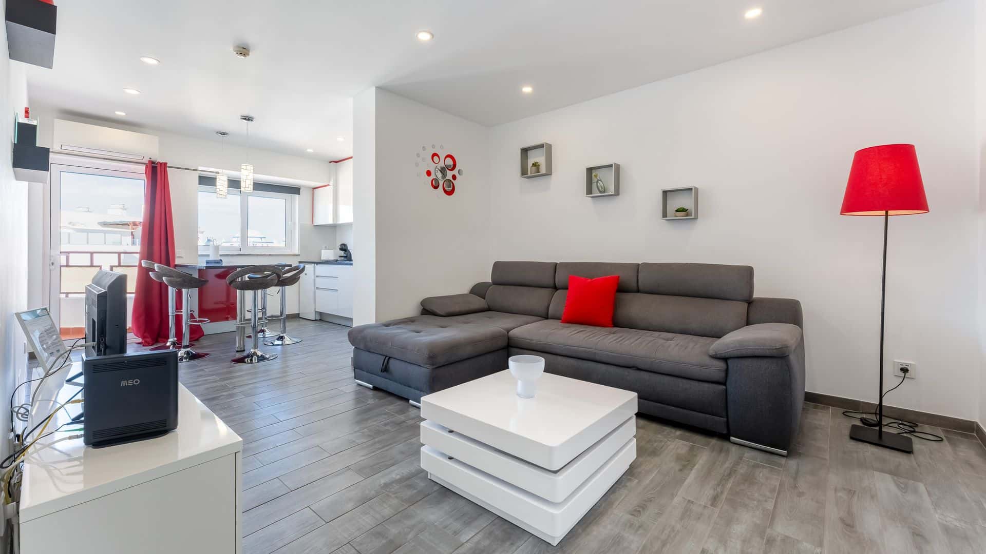 Red Velvet 1 BDR Flat With Balcony