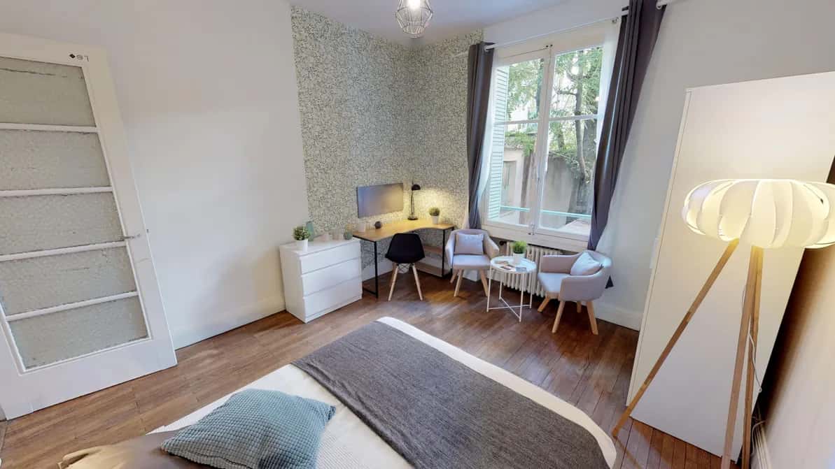 Zimmer in Rue Cuvier, Lyon für 73 m² mit 3 Schlafzimmer
