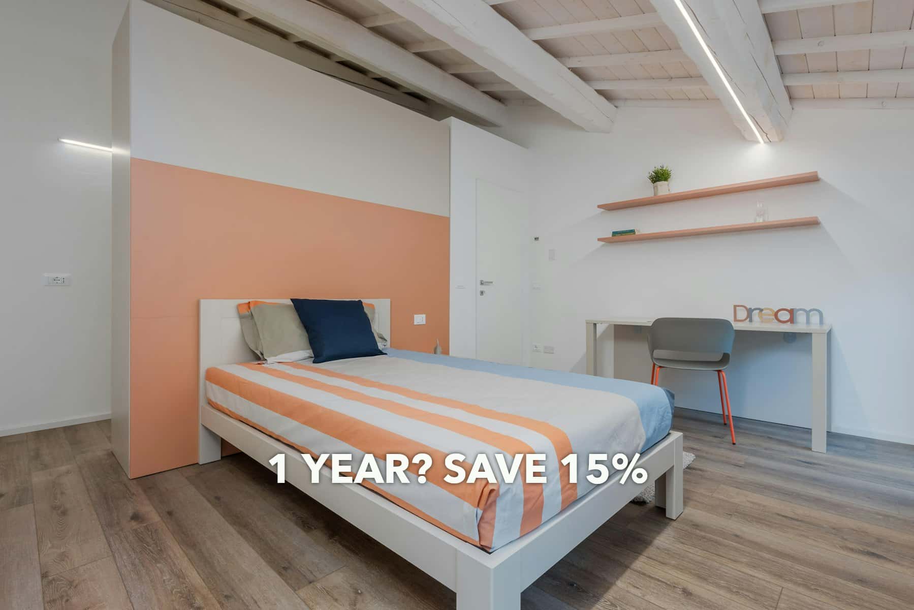 Quarto em Via Fondobanchetto, Ferrara para 45 m² com 2 quartos