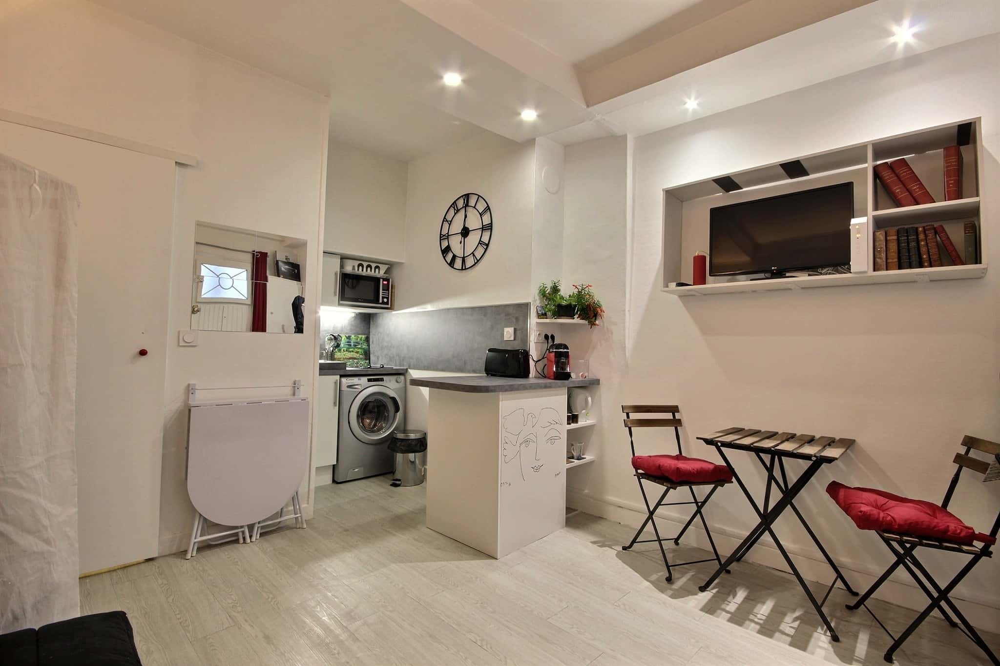 Location Appartement meublé Studio - 17m² - Châtelet - Paris