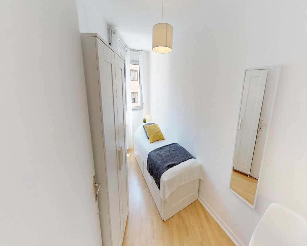 Chambre dans le rue Juliette Récamier