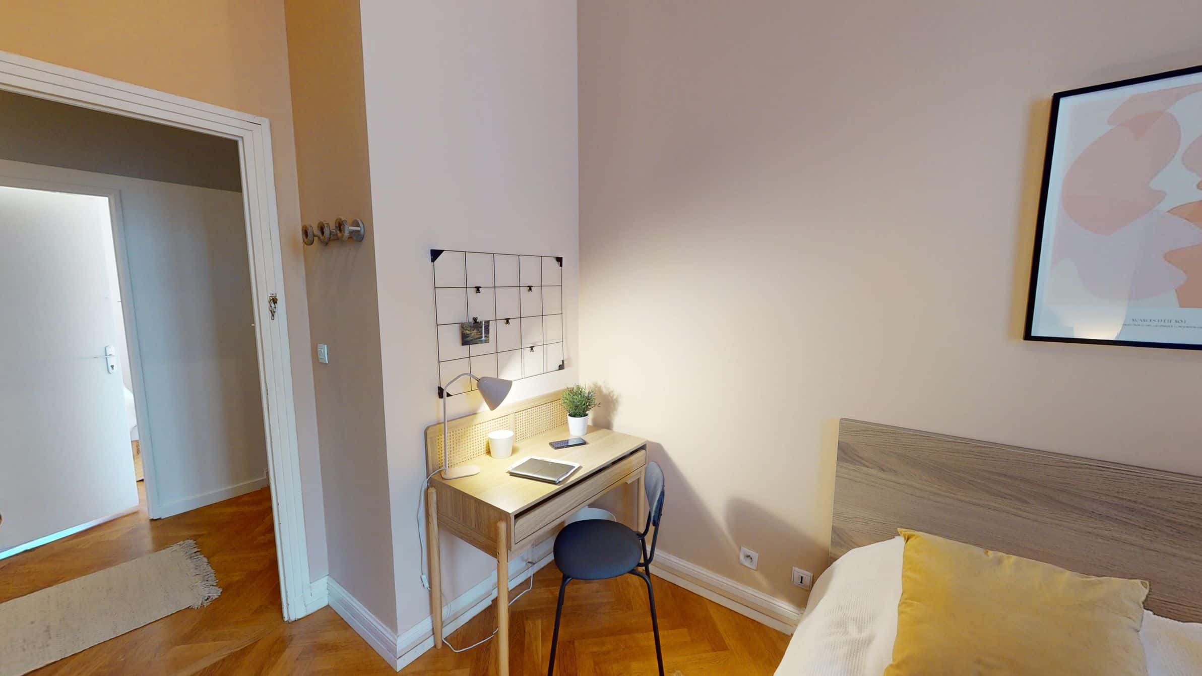 Chambre dans le 123 rue tête d'or