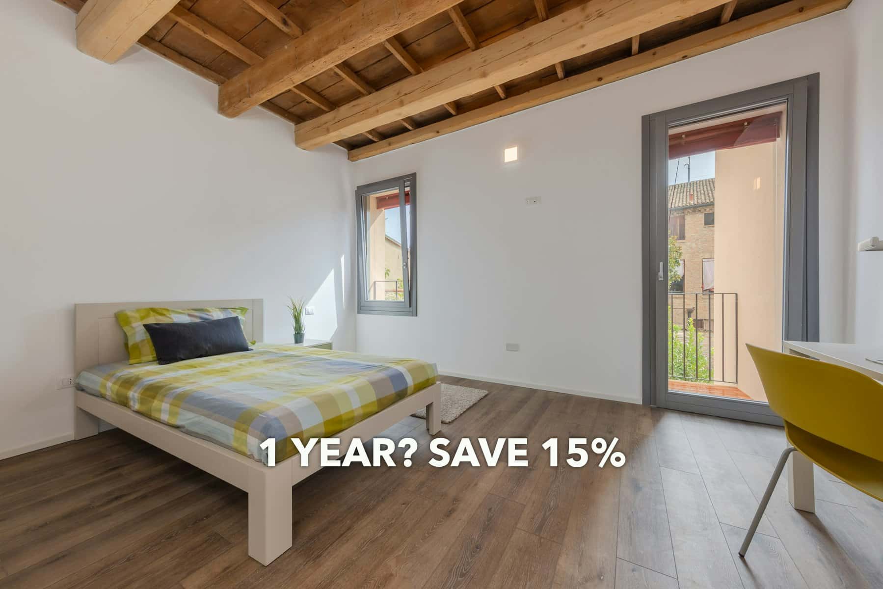 Room in Via Fondobanchetto, Ferrara for 47 m² with 2 bedrooms