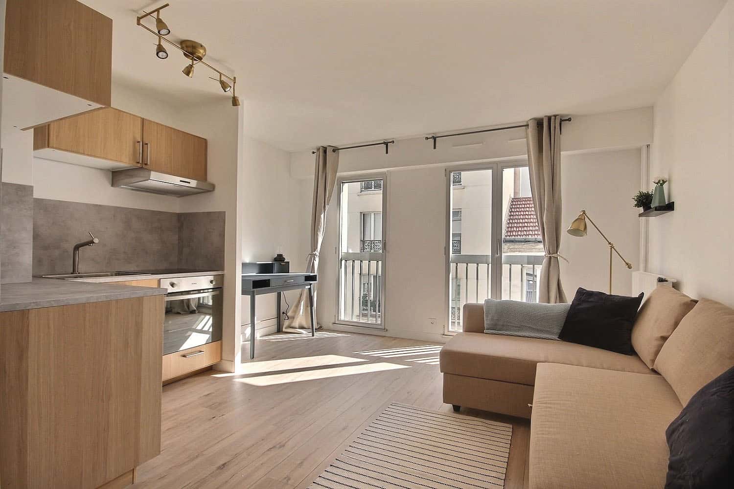 Location Appartement meublé Studio - 27m² - Sacré-Cœur - Paris
