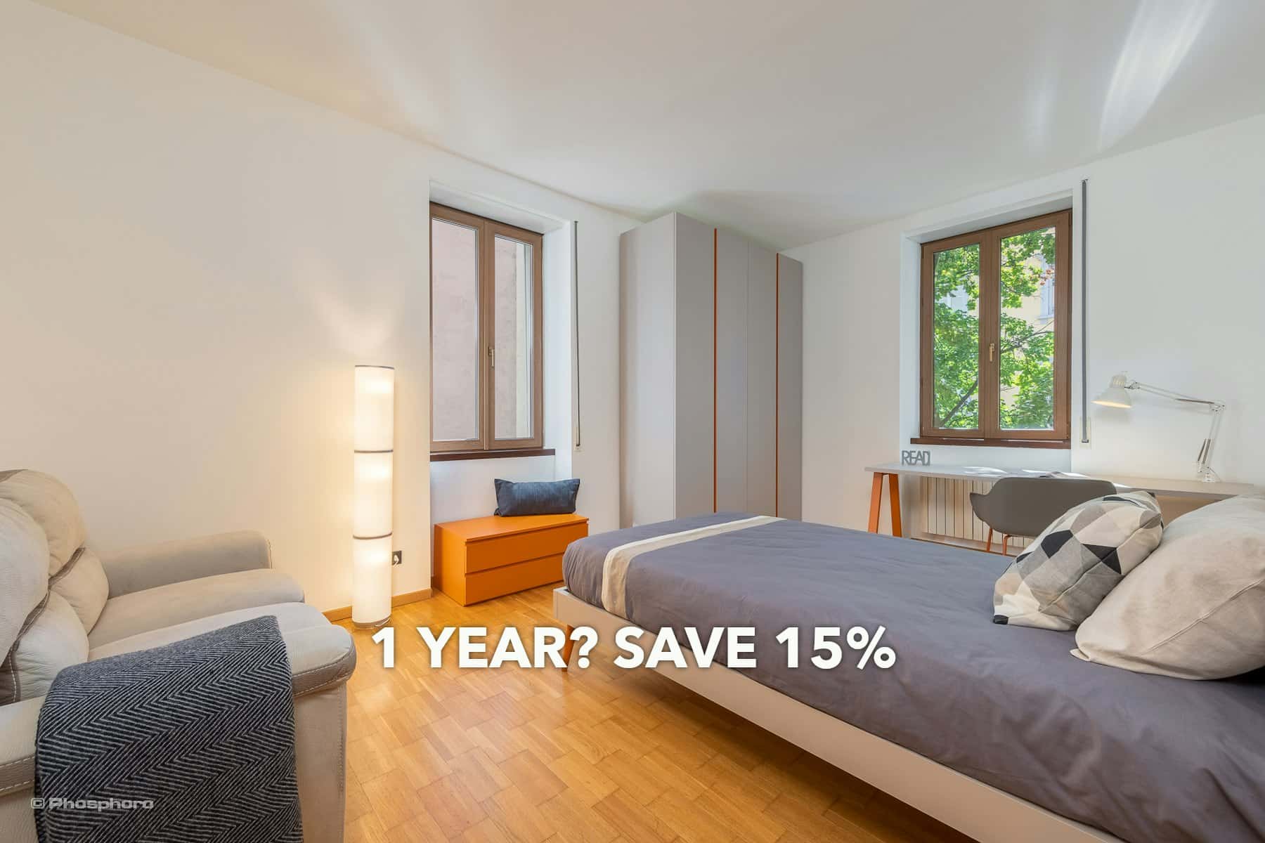 Zimmer in Via del Brennero, Trento für 120 m² mit 6 Schlafzimmer