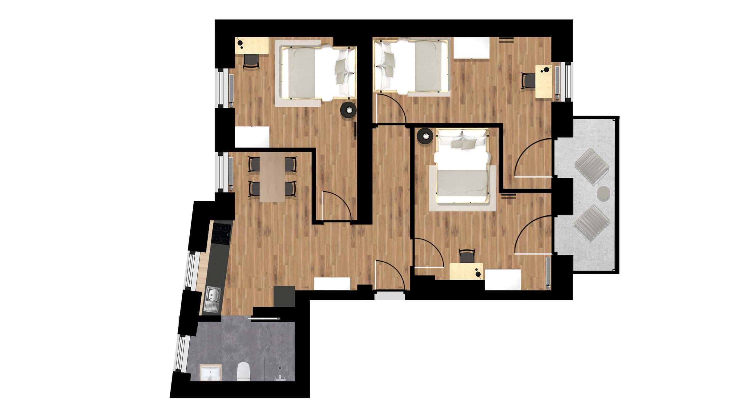 Zimmer in der Sickingenstrasse -