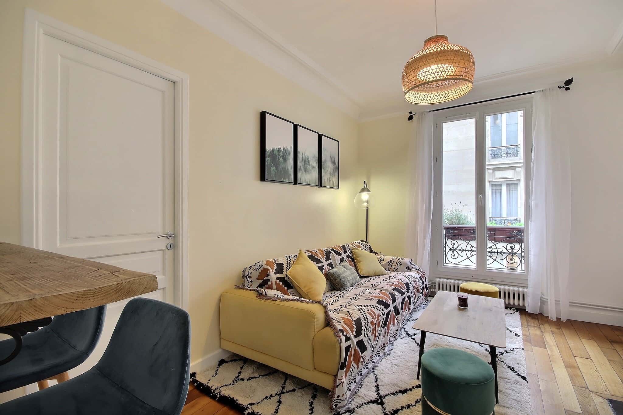 Location Appartement meublé 2 chambres - 54m² - Port Royal / Raspail - Paris